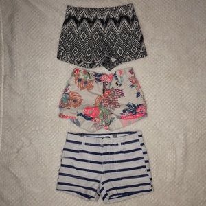 Flower printed shorts